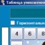 Таблица умножения в мультиках логотип