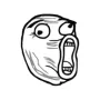 Troll face clock widget логотип