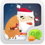 GO SMS Pro Santa Super Theme логотип