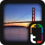 MYCOLORSCREEN Golden Gate Bridge Theme логотип
