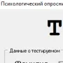 Психологический тест FPI логотип